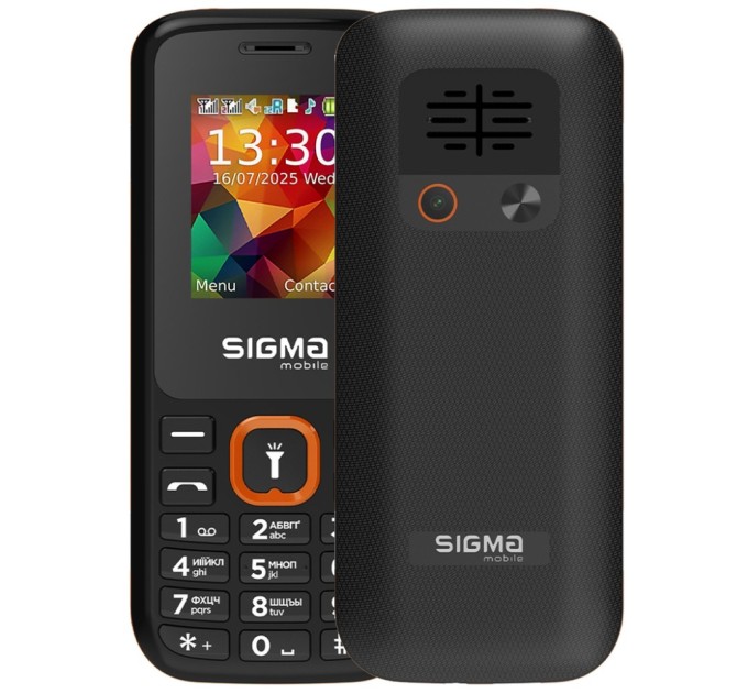 Мобільний телефон Sigma X-style 171 MINI Track Black-Orange (4827798813737)