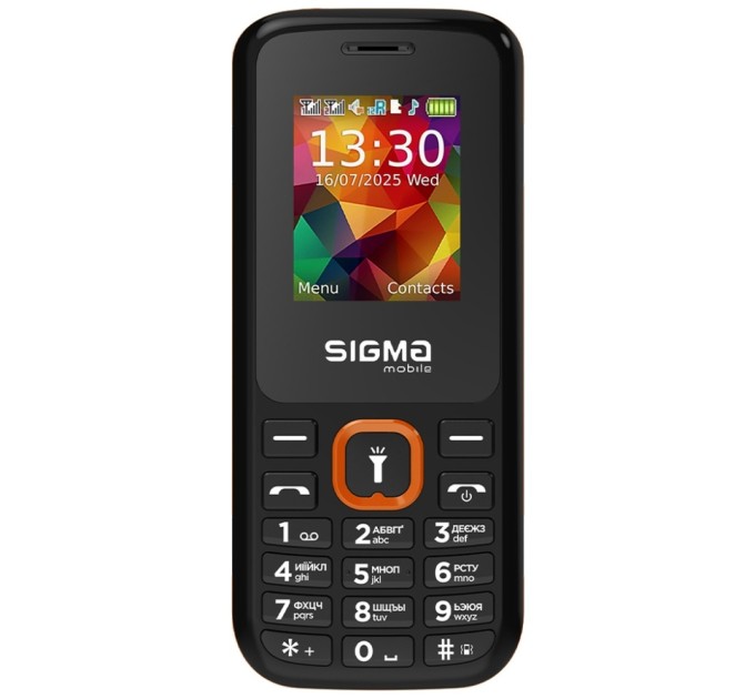 Мобільний телефон Sigma X-style 171 MINI Track Black-Orange (4827798813737)