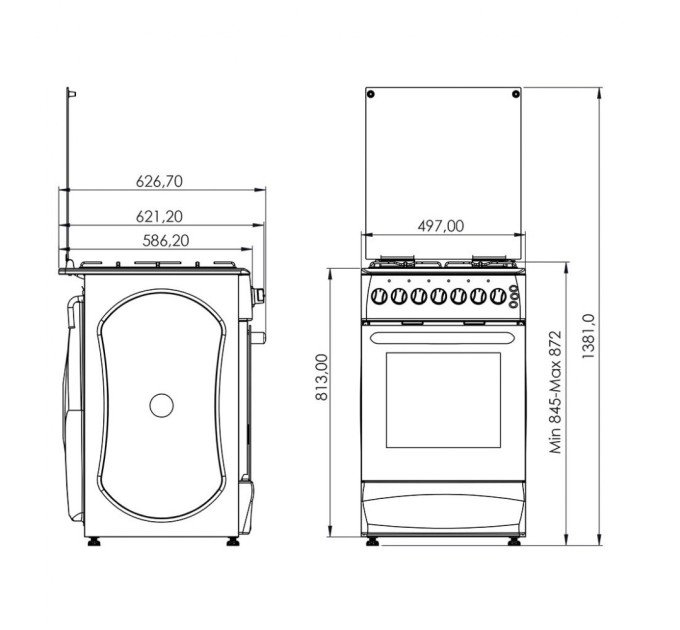 Плита Grunhelm G4FG5612W