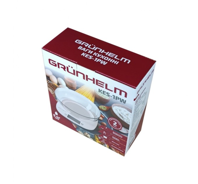 Ваги кухонні Grunhelm KES-1PW