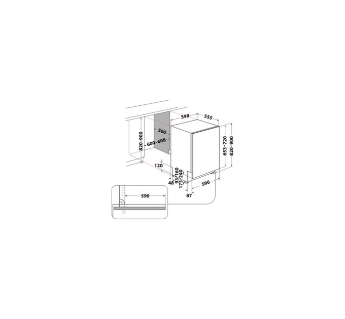 Посудомийна машина Indesit D2I HL326