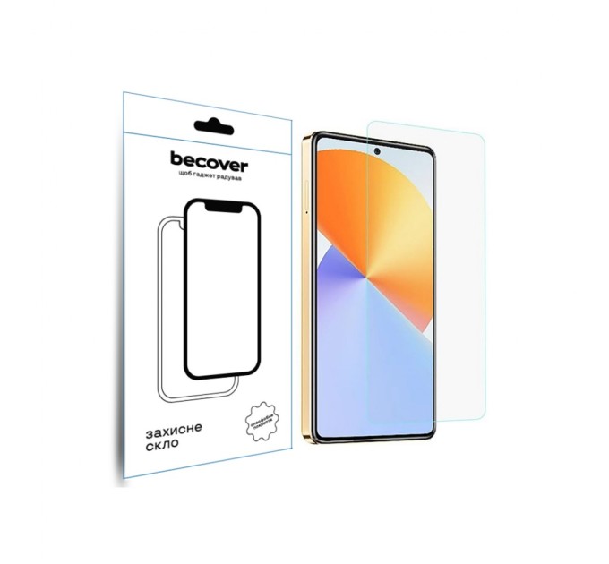 Скло захисне BeCover Infinix Note 30 NFC (X6833B) 3D Crystal Clear Glass (709727)