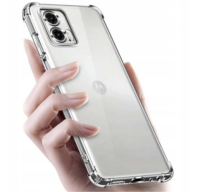 Чохол до мобільного телефона BeCover Anti-Shock Motorola Moto G73 Clear (709827)