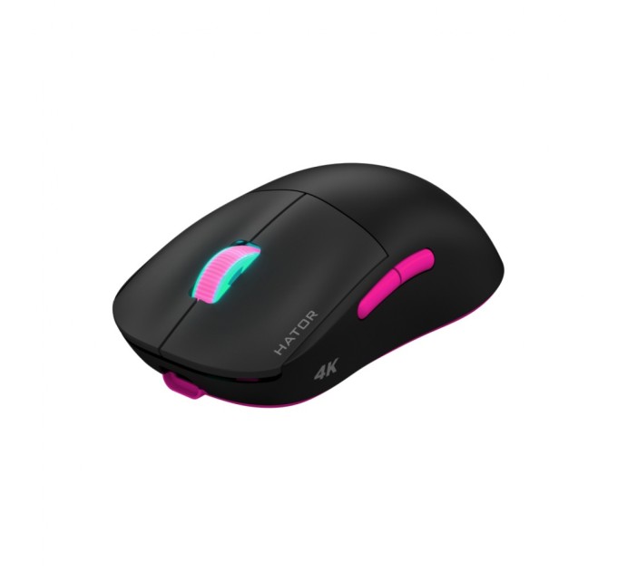 Мишка Hator Quasar 2 Ultra 4K Wireless/Bluetooth/USB Black/Pink (HTM570BP)