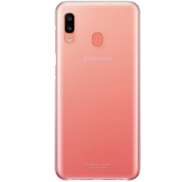 Чохол до мобільного телефона Samsung Galaxy A20 (A205F) Gradation Cover Pink (EF-AA205CPEGRU)