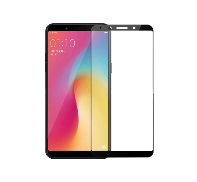 Стекло защитное PowerPlant Full screen Oppo A73, Black (GL609338)