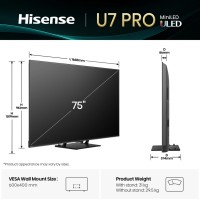 Телевізор Hisense 75U7Q PRO