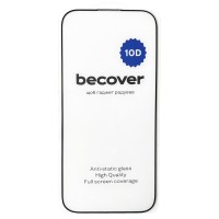 Скло захисне BeCover Apple iPhone 16 Pro 10D Black (712323)