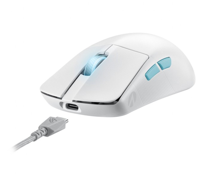 Мишка ASUS ROG Harpe Ace Aim Lab Edition Wireless/USB White (90MP02W0-BMUA10)