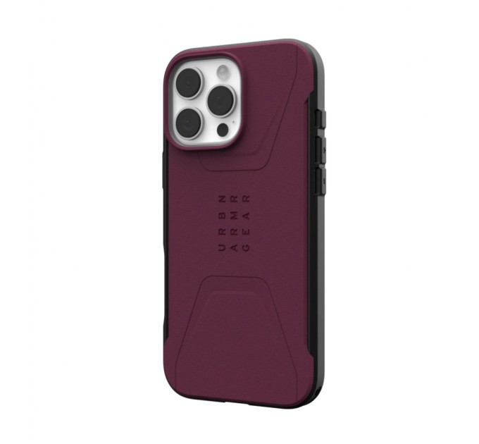 Чохол до мобільного телефона UAG iPhone 16 Pro Max Civilian Magsafe Bordeaux (114445119049)