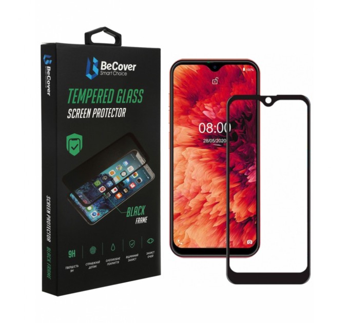 Скло захисне BeCover Ulefone Note 8 / Note 8P Black (707317)