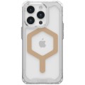 Чохол до мобільного телефона UAG Apple Iphone 15 Pro Plyo Magsafe, Ice/Gold (114286114381)