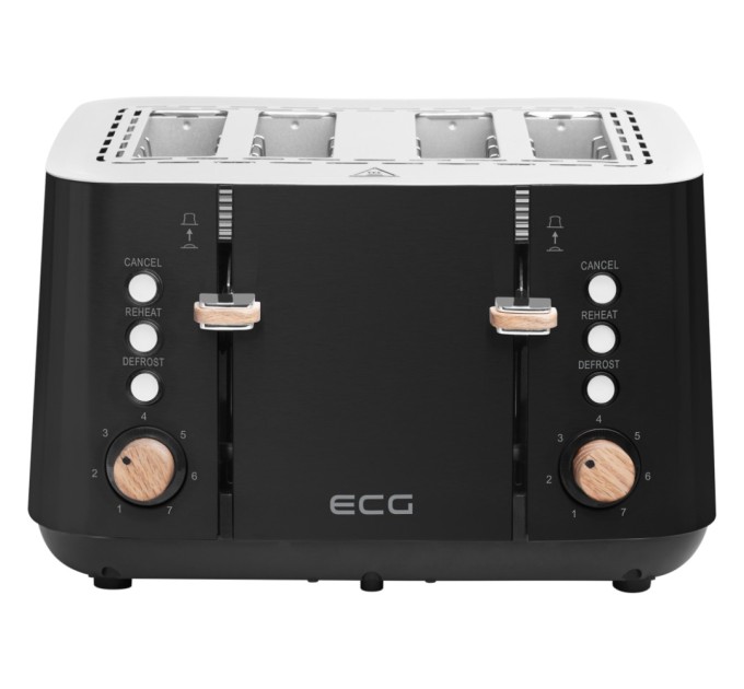 Тостер ECG ST 4768 Timber Black