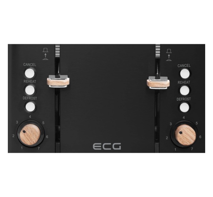 Тостер ECG ST 4768 Timber Black