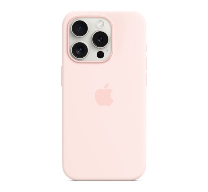 Чохол до мобільного телефона Apple iPhone 15 Pro Silicone Case with MagSafe Light Pink (MT1F3ZM/A)