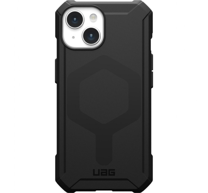 Чохол до мобільного телефона UAG Apple iPhone 15 Essential Armor Magsafe Black (114288114040)