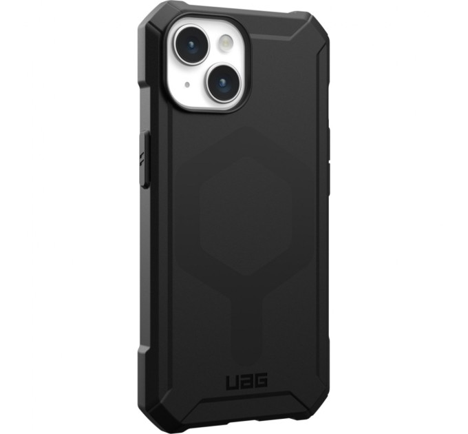 Чохол до мобільного телефона UAG Apple iPhone 15 Essential Armor Magsafe Black (114288114040)