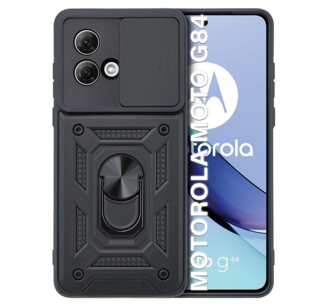 Чохол до мобільного телефона BeCover Military Motorola Moto G84 Black (710675)