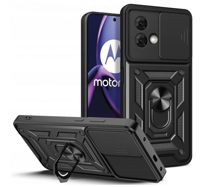 Чохол до мобільного телефона BeCover Military Motorola Moto G84 Black (710675)