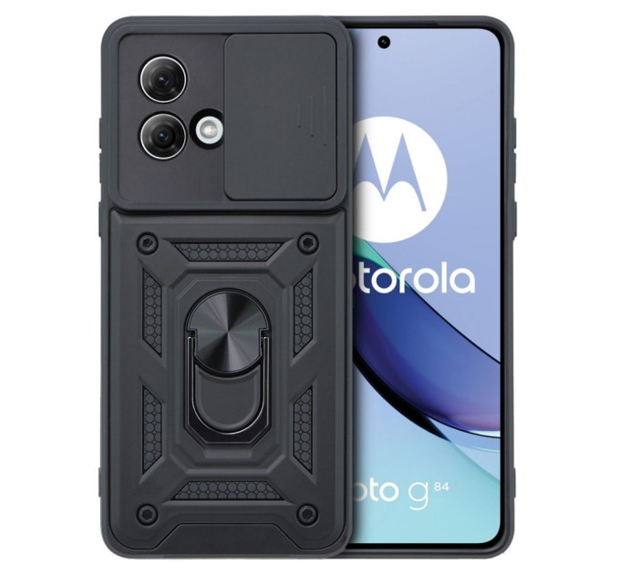 Чохол до мобільного телефона BeCover Military Motorola Moto G84 Black (710675)