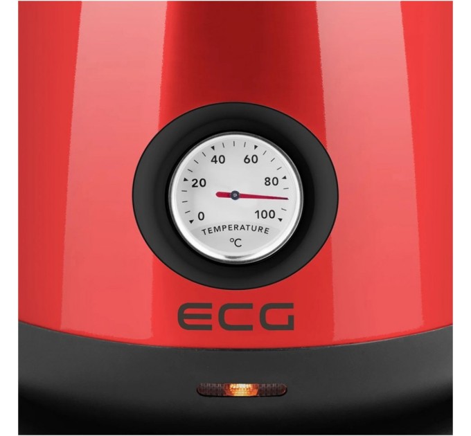 Електрочайник ECG RK 1705 Metallico Rosso