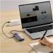 Порт-репликатор Baseus 7-in-1 Metal Gleam Series Type-C to HDMI+USB+VGA+RJ45 Docking Station (WKWG040013)