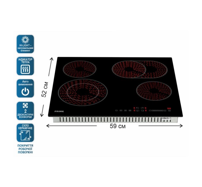Варочна поверхня PRIME Technics PEH 664