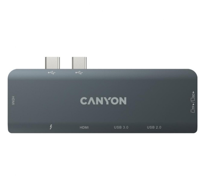 Порт-реплікатор Canyon 1*Type C PD100W+2*HDMI+1*USB3.0+1*USB2.0+1*SD+1*TF (CNS-TDS05B)