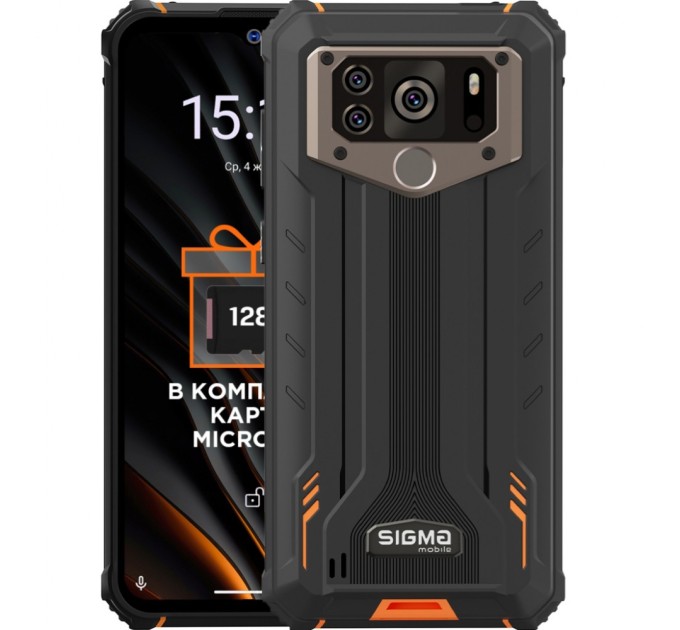 Мобільний телефон Sigma X-treme PQ55 Black Orange (4827798337929)