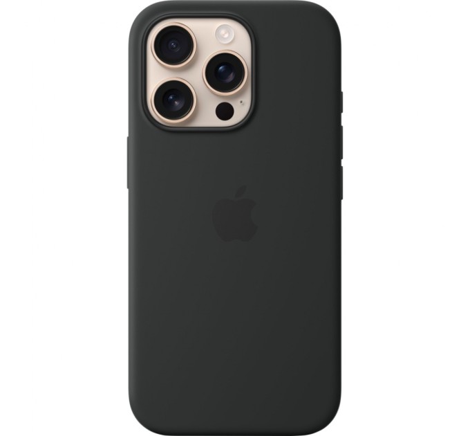 Чохол до мобільного телефона Apple iPhone16 Pro Silicone Case with MagSafe - Black (MYYJ3ZM/A)