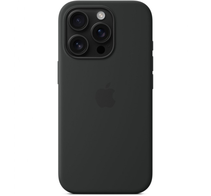 Чохол до мобільного телефона Apple iPhone16 Pro Silicone Case with MagSafe - Black (MYYJ3ZM/A)