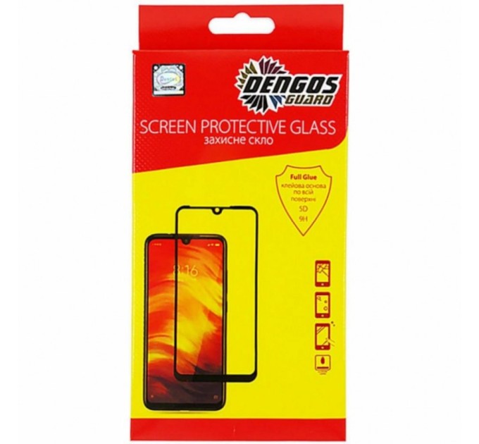 Скло захисне Dengos Full Glue Samsung Galaxy A72 (black) (TGFG-168)