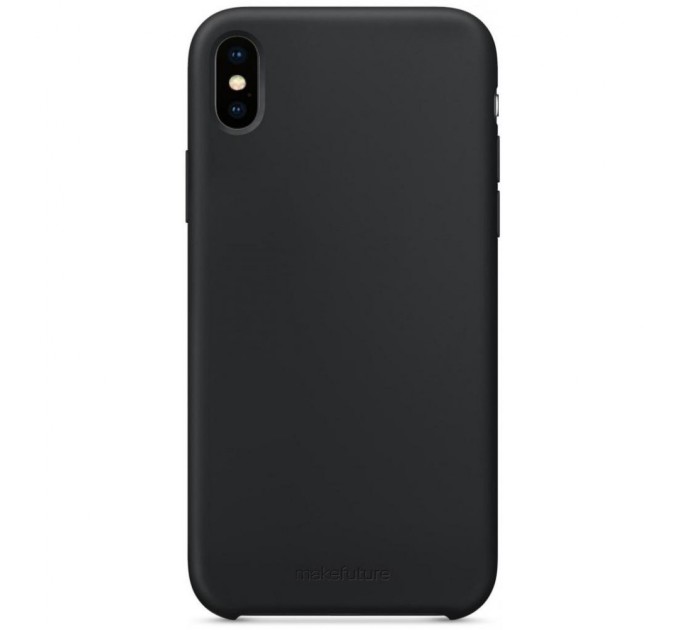 Чехол для моб. телефона MakeFuture Silicone Case Apple iPhone XS Max Black (MCS-AIXSMBK)