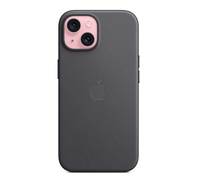 Чехол для мобильного телефона Apple iPhone 15 FineWoven Case with MagSafe Black (MT393ZM/A)