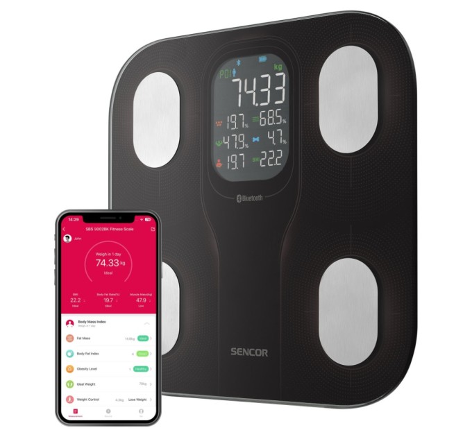 Ваги підлогові Sencor SBS9002BK