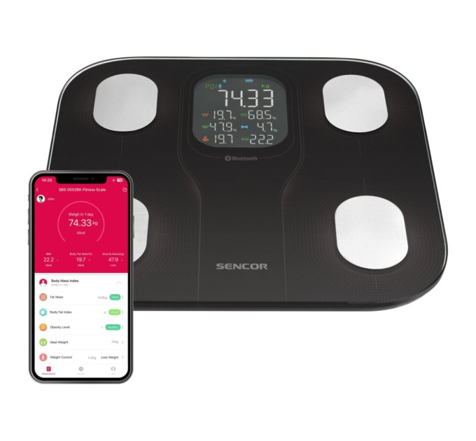 Ваги підлогові Sencor SBS9002BK