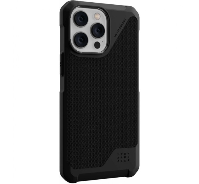 Чохол до мобільного телефона UAG Apple iPhone 14 Pro Max Metropolis LT Magsafe, Kevlar Black (114051113940)