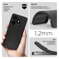 Чохол до мобільного телефона Armorstandart Matte Slim Fit Tecno Spark 20C (BG7n) Camera cover Black (ARM73575)