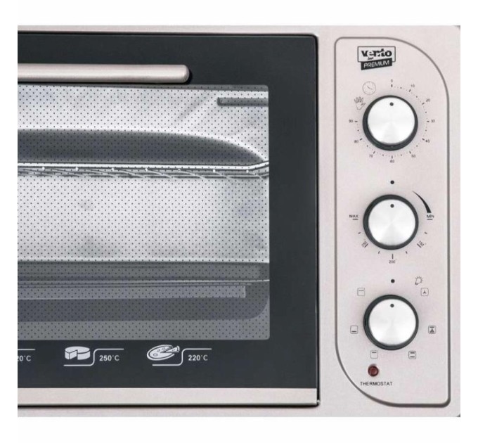 Електропіч Ventolux NIKA 45 (BK/X) 2G