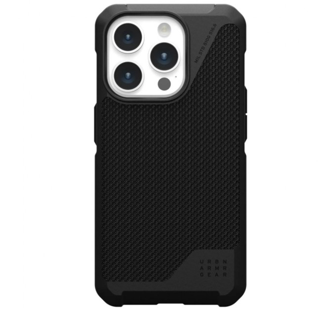 Чохол до мобільного телефона UAG Apple iPhone 15 Pro Metropolis LT Magsafe, Kevlar Black (114277113940)