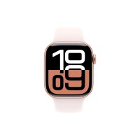 Смарт-годинник Apple Watch Series 10 GPS 42mm Rose Gold Aluminium Case with Light Blush Sport Band - M/L (MWWJ3QH/A)