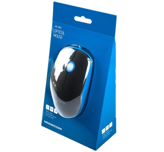 Мишка Modecom MC-M111 USB Blue-Black (M-MC-M111-140)