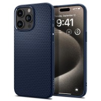 Чохол до мобільного телефона Spigen Apple iPhone 15 Pro Max Liquid Air Navy Blue (ACS06563)