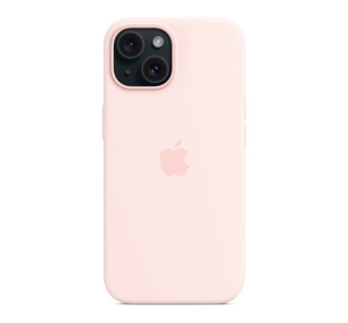 Чохол до мобільного телефона Apple iPhone 15 Silicone Case with MagSafe Light Pink (MT0U3ZM/A)