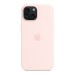 Чохол до мобільного телефона Apple iPhone 15 Silicone Case with MagSafe Light Pink (MT0U3ZM/A)