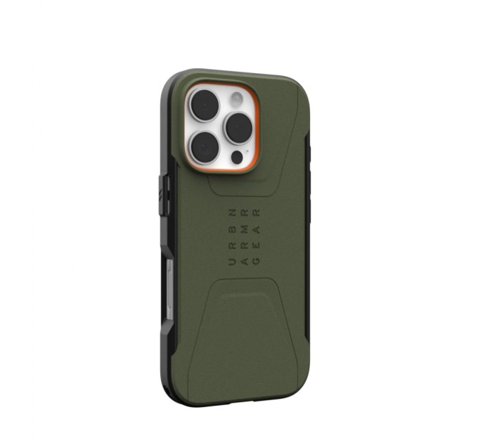 Чохол до мобільного телефона UAG iPhone 16 Pro Civilian Magsafe Olive Drab (114444117272)