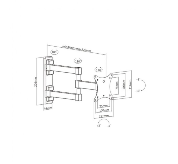 Кронштейн ITech LCD33B