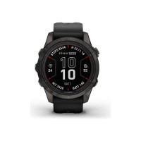 Смарт-часы Garmin fenix 7S Pro Saph Solar, Carbon Gray Ti w/Black Band, GPS (010-02776-11)
