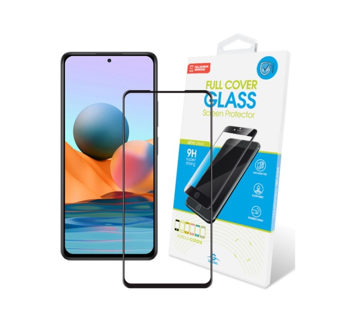 Скло захисне Global Full Glue Xiaomi Redmi Note 10 Pro (1283126511400)