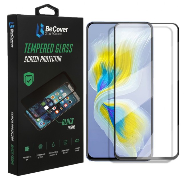 Скло захисне BeCover Tecno POVA Neo 2 (LG6n) Black (708552)